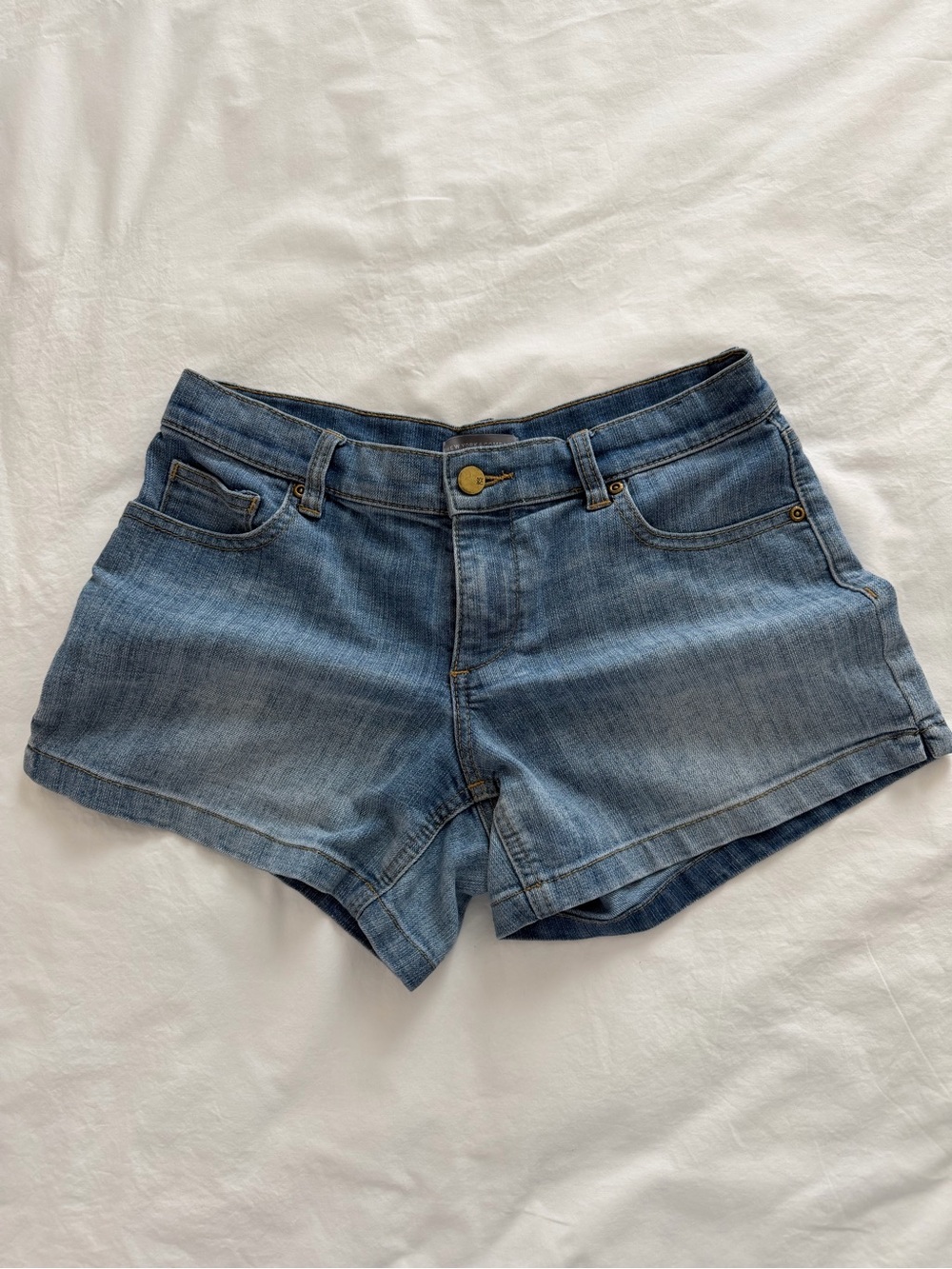New York & Company Light Blue Denim Jean Shorts